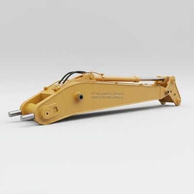 ১৬০০০মিমি মোট দৈর্ঘ্য এক্সকাভেটর বুম আর্ম কাউন্টার ওয়েট ছাড়া ২৩০০মিমি মধ্য বুম দৈর্ঘ্য সহ খনন সরঞ্জামের জন্য ডিজাইন করা হয়েছে