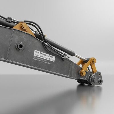 ইয়েল্ড স্ট্রেংথ ৩৪৫এমপিএ এক্সকাভেটর বুম আর্ম মিডল বুম দৈর্ঘ্য ২300মিমি ভারী খনন কাজের জন্য আদর্শ মজবুত ইস্পাত কাঠামো