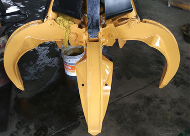 Hydraulic Orange Peel Grab Bucket 0.57 Cum Closed Volume 100-200L/Min Grab Flow
