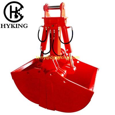 Hydraulic Clamshell Bucket for 15ton Excavator with 0.8m³ Capacity and 1 Year Warranty