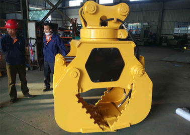 High Efficient Excavator Hydraulic Grapple Multi Functional Convenient For Stone Grabbing