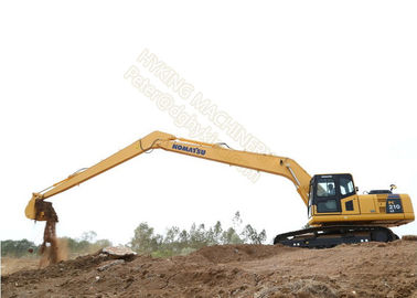 PC210 Telescopic Excavator Dipper Stick Komatsu 50ft Long With 0.5 Cum GP Bucket