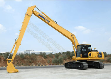 PC210 Telescopic Excavator Dipper Stick Komatsu 50ft Long With 0.5 Cum GP Bucket