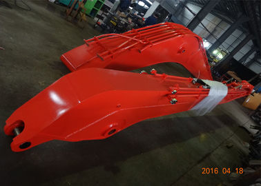 Red Color Excavator Dipper Extension 3210 Mm Fold Height With Stick Cylinder