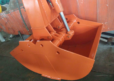 Clamshell Rotating Log Grapple , Log Grab Attachment 1400 Mm Large Open Space  780 Kg