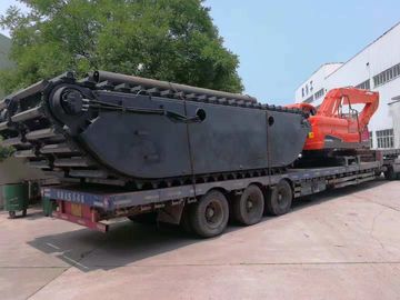 Wetland Amphibious Pontoon Multi Purpose Specical Equipments Construction Purpose