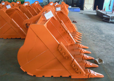 High Abrasion Excavator Rock Bucket , Excavator Screening Bucket Excellent Bending Ability