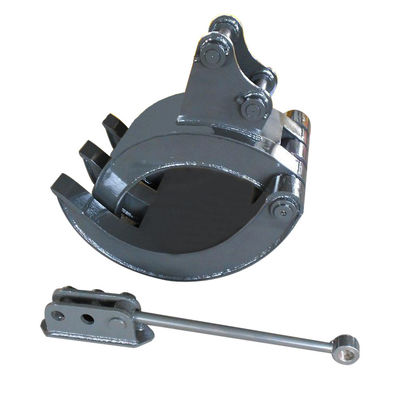 Volvo MX55 Hydraulic Grapple Attachment , Excavator Pipe Grapple 1100 Mm Max Open