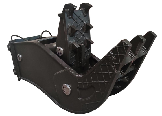 Excavator Demoliton Rock Breaker Attachment With 4 Side Blade Low Noise High Performance 2250KN Force 4 পাশের ব্লেড সহ এক্সক্যাভেটর ডেমোলিটন রক ব্রেকার সংযুক্তি কম গোলমাল উচ্চ কার্যকারিতা 2250KN শক্তি